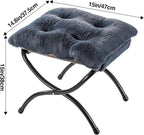 15" Foldable Foot Stool Ottoman - Image 6