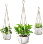 USLAI Macrame Plant Hanger Indoor Outdoor, Fits 4 to 15 Inch Pots, Strong by USLAI
