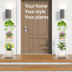 LASZOLA 3 Tier White Metal Plant Stand - Image 9