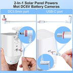 Solar Panel Charger for Ring Camera，Spotlight Cam Plus/Pro and Stick Up Cam - Image 5