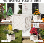 Lattice Design Outdoor Planter Box - Image 6
