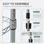 BestOffice | 5-Tier Wire Storage Shelves - Image 6
