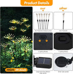 Solar Garden Lights 2 Pack Twinkling Solar Firework Lights - Image 2