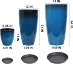 24, 11 Inch Large Plastic Planters - Image 4