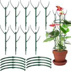 9 Pcs Plant Support Stakes & Plant Cage Support Rings, Plant Supports by VACONICO