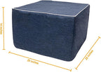 Outdoor Ottoman 20x20x14 Inches Outdoor Square Ottomans - Image 2