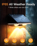 Solar Fence Lights Outdoor, 16 Pack IP65 Waterproof Fence Lights Solar Powered - Image 4