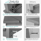 ZHUSI Patio Table and Chairs Set, Outdoor Table and Chairs, HDPE Outdoor Dining - Image 5
