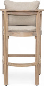 Christopher Knight Home Kuart Acacia Wood Outdoor Bar Stool Set of 2 - Image 8