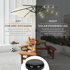 Best Choice Products 7.5ft Outdoor Solar Market Table Patio Umbrella - Image 3