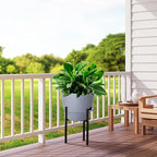 Large Self Watering Pots, 12/10/9 Plastic Planters - Image 7