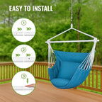 Backyard Expressions Hanging Hammock Chair Swing - Image 2