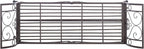 Safavieh PAT5016B Outdoor Collection Adina Rustic Brown Wrought Iron 51-inch - Image 5