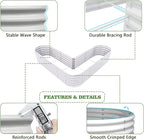 A ANLEOLIFE 12-Pack 4X4X1.5ft & 6X2X1.5ft & 81x81x18 in Deep Root Galvanized - Image 4