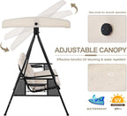 U-MAX 3-Seat Outdoor Patio Swing Chair, Swing Glider - Image 4