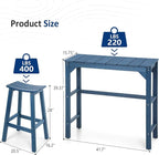3 Piece Outdoor Bar Set, Poolside and Bistro, Weatherproof - Image 3
