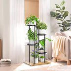 iDavosic.ly 4 Tier Plant Stand Indoor Outdoor, Tiered Corner Multiple Flower - Image 7