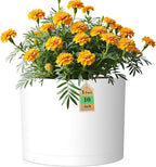 10 Inch Round Plastic Plant Pot by WSMKSZ