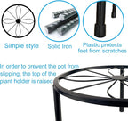 5 Packs Metal Plant Stand Indoor, Outdoor Black Plant Stand - Image 4