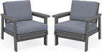 SERWALL HDPE Outdoor Couch Set of 2 by SERWALL