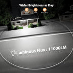 Onforu 100W 11000LM Flood Lights Outdoor, Brightness Security LED Flood Lights - Image 3