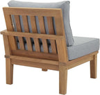 Modway Marina Premium Grade A Teak Wood Outdoor Patio Right-Facing Sofa in - Image 5