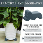 Kigeli 6 Pcs Resin Garden Pot Feet - Image 4