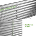 Land Guard 2 Pack 8×4×2ft Galvanized Raised Garden Bed Kit, Galvanized Planter - Image 4
