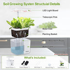 Indoor Garden Planter Growing Systems Soil plant pot indoor Small Smart Soil - Image 6