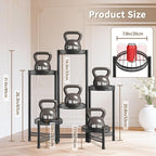 LASZOLA 6 Tiered Folding Tall Plant Stand Indoor Outdoor - Image 6