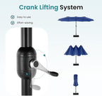 DUMOS 15FT Large Patio Umbrella - Image 4