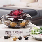 Glass Lotus Bowl Planter, Lotus Flower Bowl, Lotus Bowls - Image 9