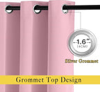 NICETOWN Blackout Drapery Curtain Panel 90 inches Long - Image 4