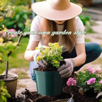 BTPLASTIK 8 Inch Plastic Plant Pots, 15 Pack Sturdy Nursery Pots - Image 7