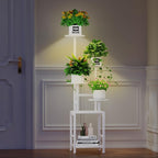 Plant Stand Indoor with Grow Light, 5-Tiered Tall Plant Stand Indoor, Metal - Image 7