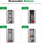 AECOJOY Outdoor Storage Cabinet Waterproof - Image 7