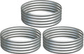 3PCS 3x3x1FT Galvanized Raised Garden Bed Kit, Vegetable Boxes-Round Metal by Yortrek