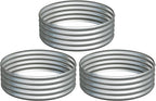 3PCS 3x3x1FT Galvanized Raised Garden Bed Kit, Vegetable Boxes-Round Metal by Yortrek