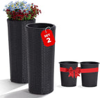 Idzo All Weather Wicker Planters by Idzo