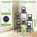 iDavosic.ly 6 Tier Folding Plant Stand Indoor Outdoor - Image 2