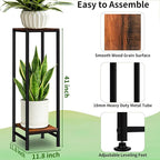 41" Tall Plant Stand Indoor, 2 Tier Plant stands - Image 3