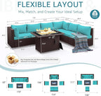 NICESOUL 7 Piece Outdoor Furniture Set - Image 4