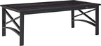 Crosley Furniture Kaplan Weather Resistant Metal Outdoor Coffee Table by CrosleyFurniture