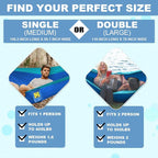 SZHLUX Camping Hammock Double & Single Portable Hammocks - Image 2