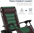 Best Choice Products Oversized Padded Zero Gravity Chair, Folding Outdoor Patio - Image 5