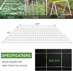 Trellis Netting, CANAGROW Heavy-Duty Garden Plant Trellis Netting - Image 2