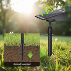 Solar Spot Lights Outdoor, RGB Solar Landscape Spotlights IP65 Waterproof - Image 6