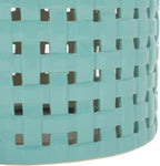 SAFAVIEH Home Collection Sayre Robins Egg Blue Ceramic 18-inch Decorative - Image 6