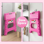 ACSTEP Folding Step Stool 11 Inch, Sturdy Plastic Foldable Step Stool - Image 4