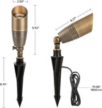 LUTEC Solid Brass Low Voltage Landscape Lighting, 12V Heavy Duty Waterproof - Image 8